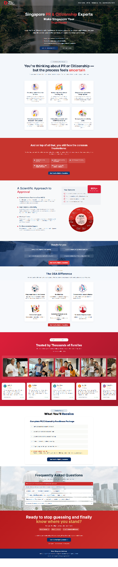 DSA Apply website preview