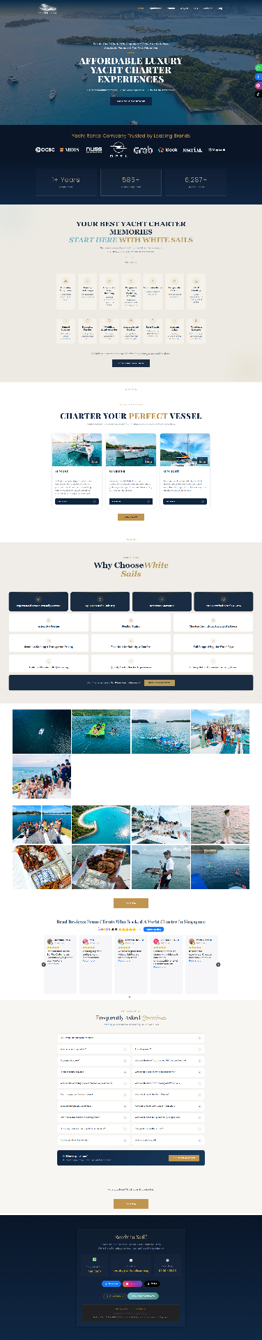 WhiteSails Singapore website preview