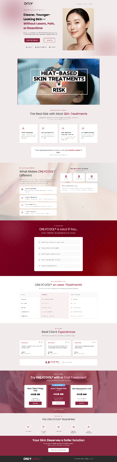 OnlyAesthetics — Cool website preview